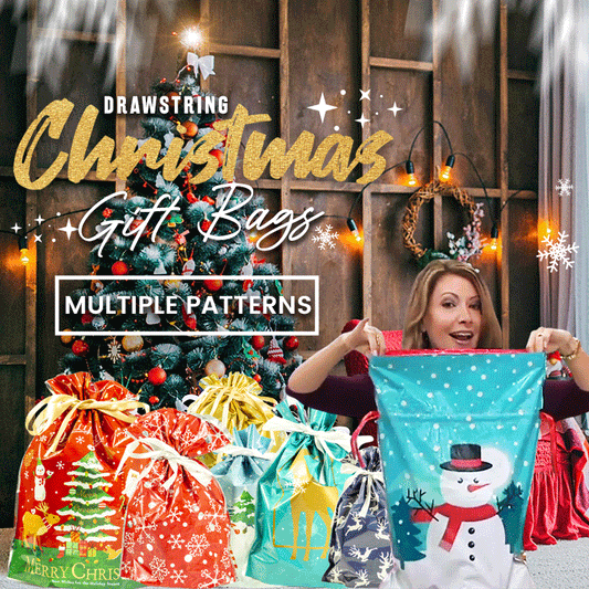 🎄Коледни промоции 🎁Коледни подаръчни торбички с връзки