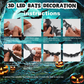 3D LED стенна лампа с прилеп